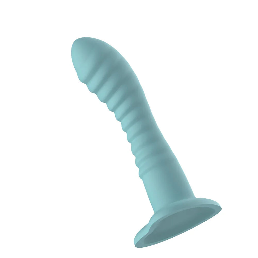 Passion Play Liquid Silicone Ridged Dildo - - 18 cm Dildo - Take A Peek