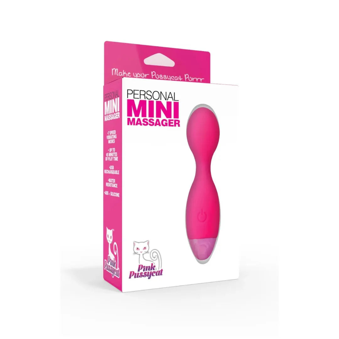 PINK PUSSYCAT PERSONAL MINI MASSAGER - Take A Peek