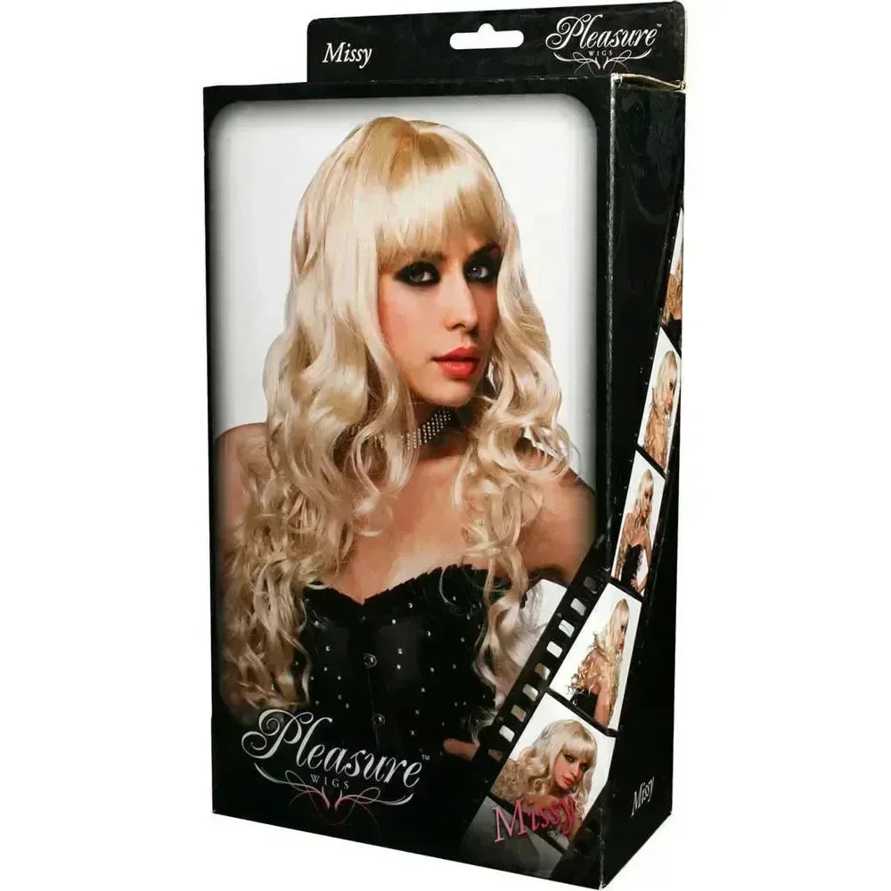 PLEASURE WIGS Missy - Platinum Blonde - Blonde Wig - Take A Peek