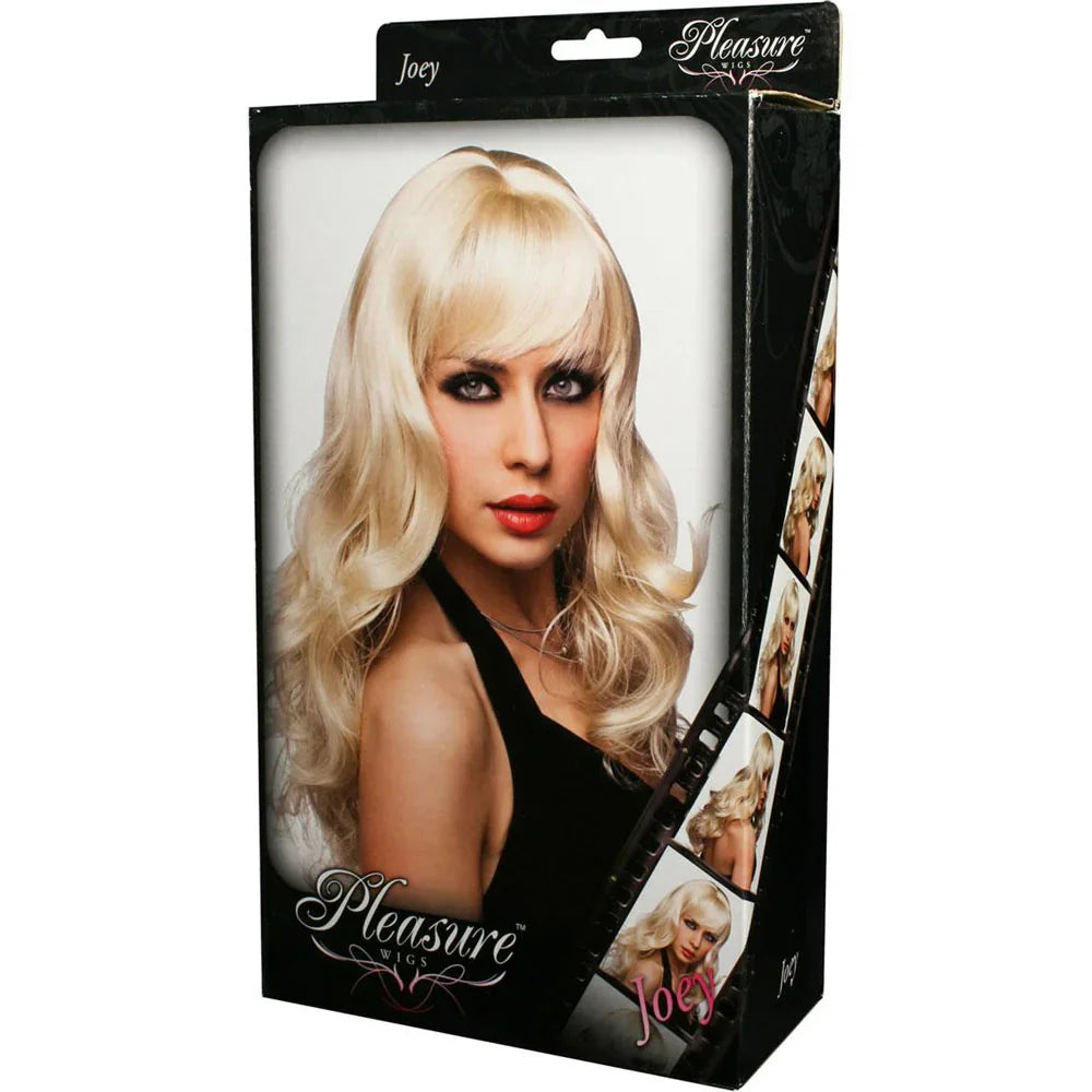 PLEASURE WIGS Joey - Platinum Blonde - Blonde Wig - Take A Peek