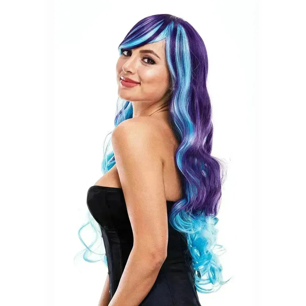 PLEASURE WIGS Ashley - Purple/Blue - - Take A Peek