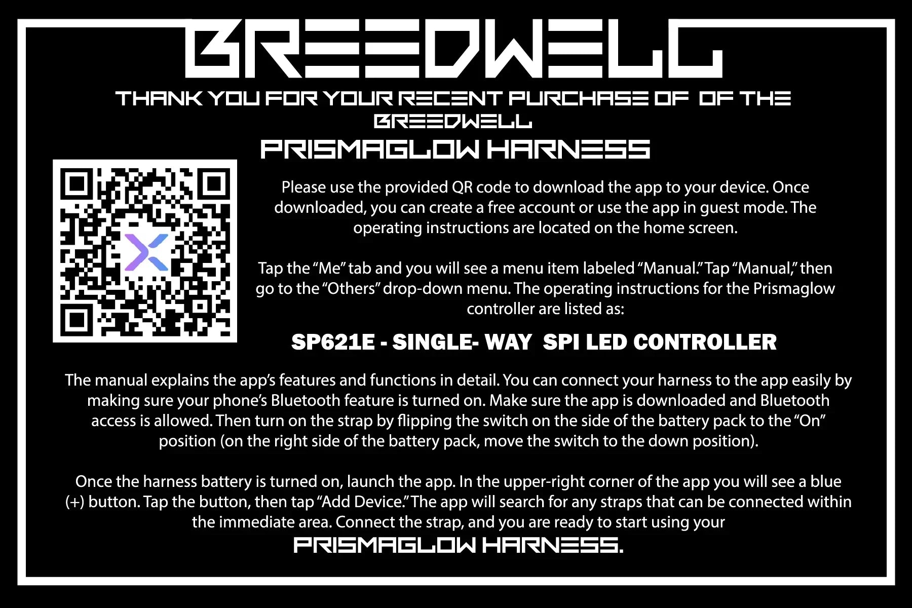 PRISMAGLOW CHEST HARNESS - Take A Peek