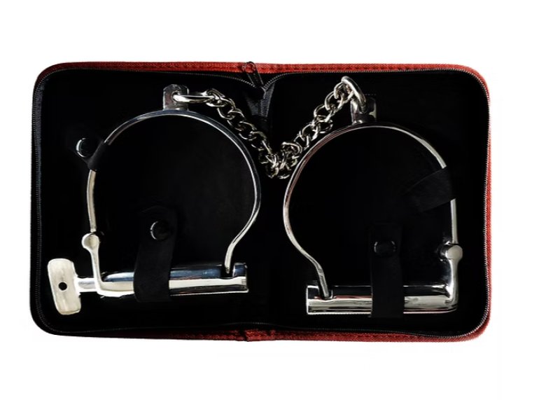 Rouge Stainless Steel Ankle Shackles-RAS040