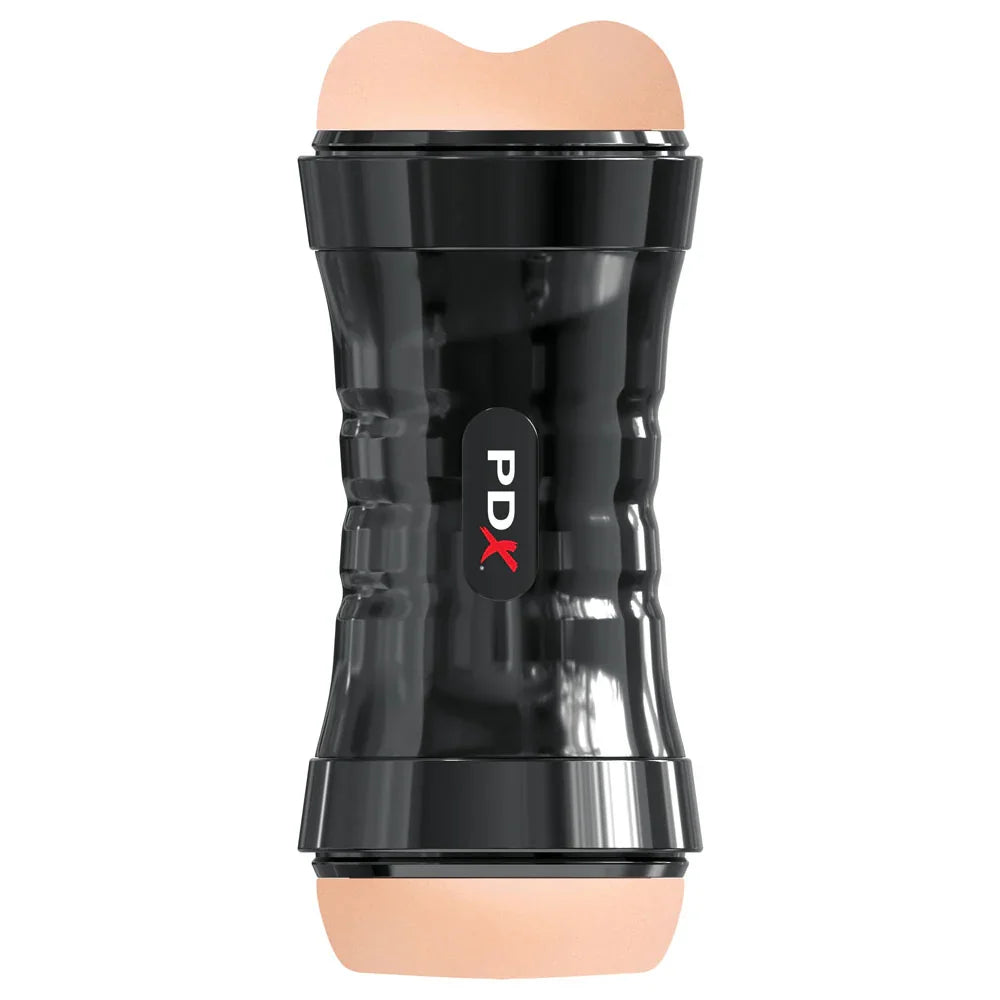 PDX Wet Pussies Super Flip-A-Pussy Over - Light - Dual Ended Stroker (Vagina & Ass) - Take A Peek