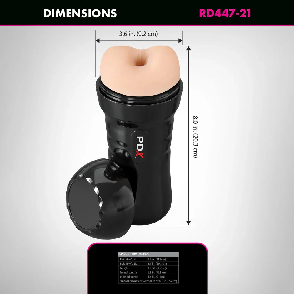 PDX Wet Bussies Super Bangin Butt - Light - Anal Stroker - Take A Peek
