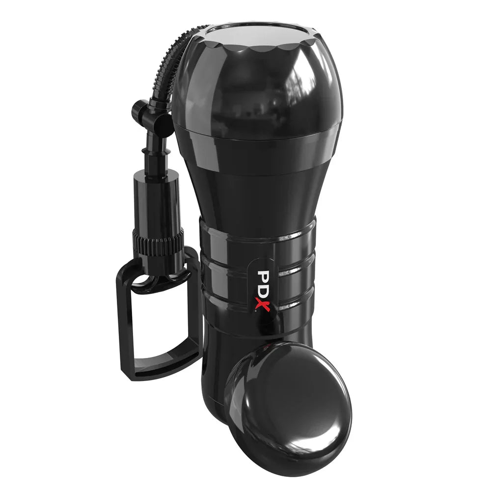 PDX Wet Pussies Super Sucker XXL Stroker - - Vagina Stroker with Suction Pump - Take A Peek