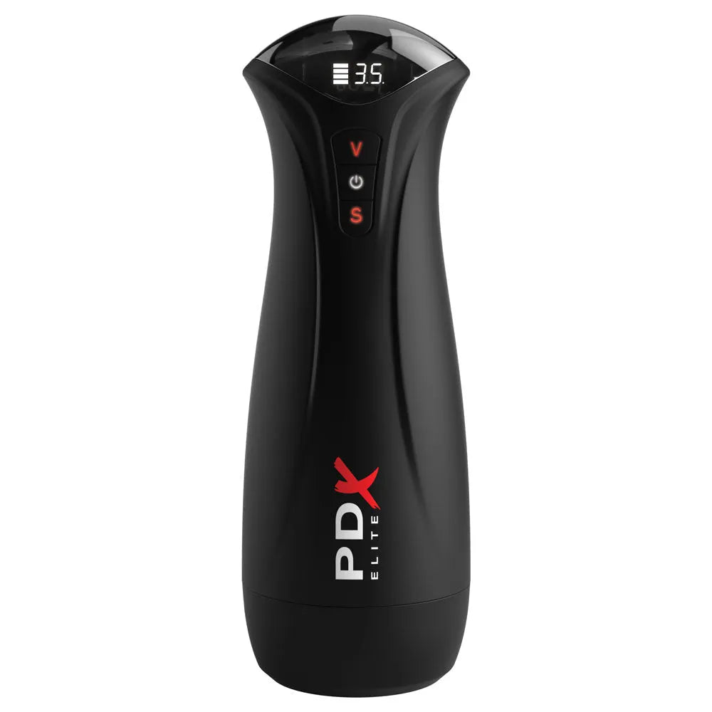 PDX Elite Fuck-Gasm - Flesh - USB Rechargeable Sucking & Vibrating Auto Stroker - Take A Peek
