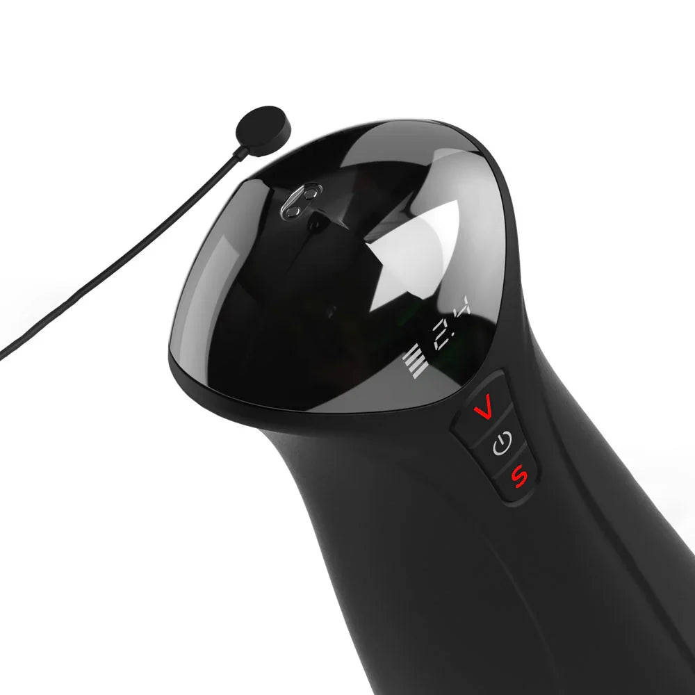 PDX Elite Fap-O-Matic Pro XL - /Red - USB Rechargeable Auto Stroker - Take A Peek