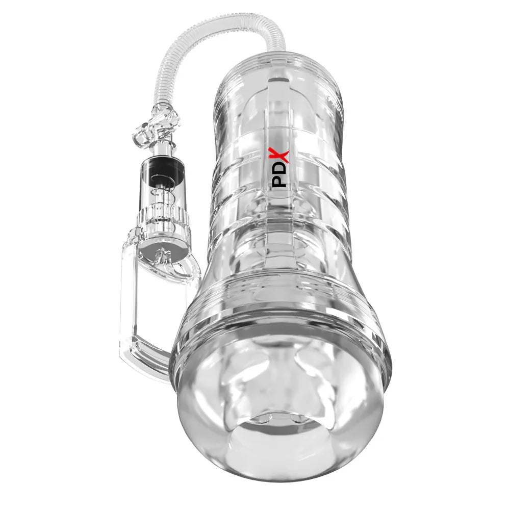 PDX Elite ViewTube Vac XXL Pump Stroker - Vagina Stroker with Suction Pump - Take A Peek