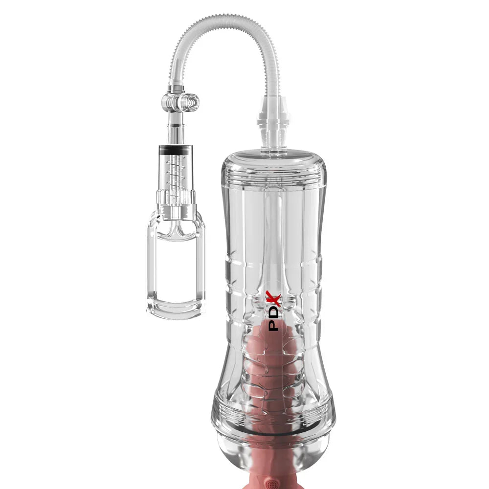 PDX Elite ViewTube Vac XXL Pump Stroker - Vagina Stroker with Suction Pump - Take A Peek