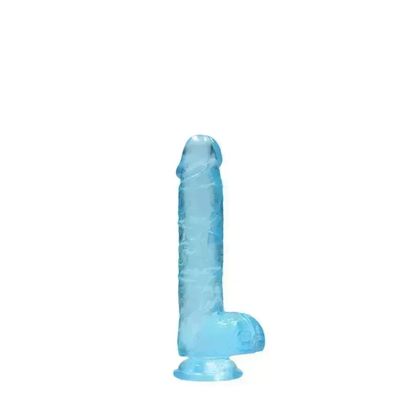 REALROCK 6'' Realistic Dildo With Balls - 15.2 cm Dong - Take A Peek