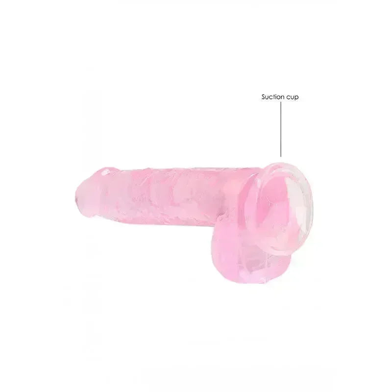 REALROCK 6'' Realistic Dildo With Balls - 15.2 cm Dong - Take A Peek