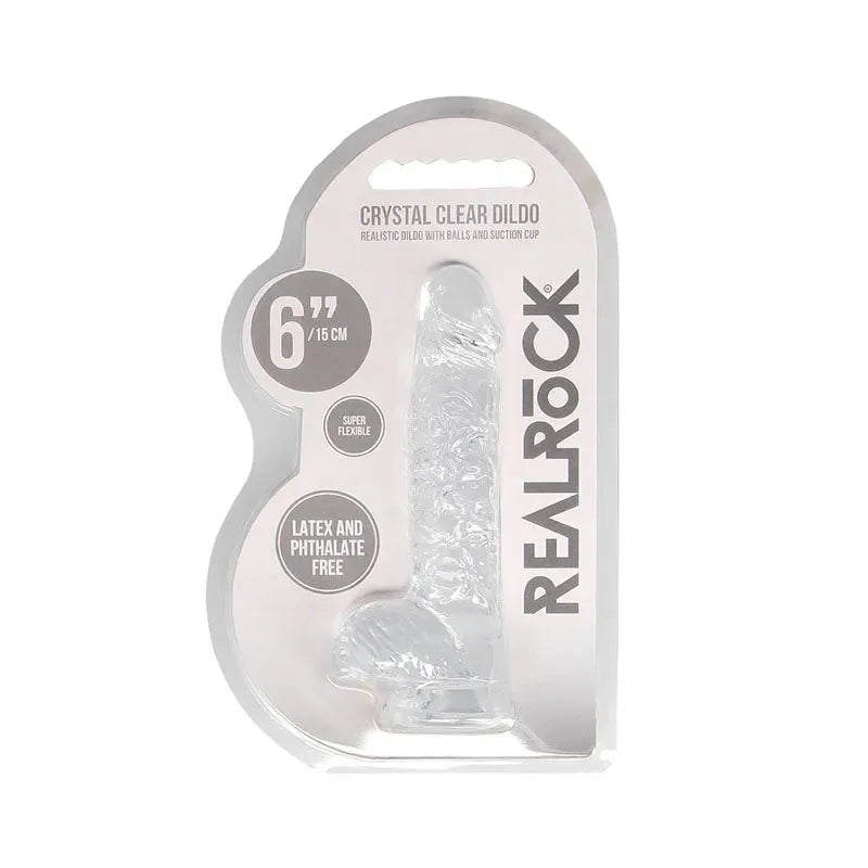 REALROCK 6'' Realistic Dildo With Balls - Take A Peek