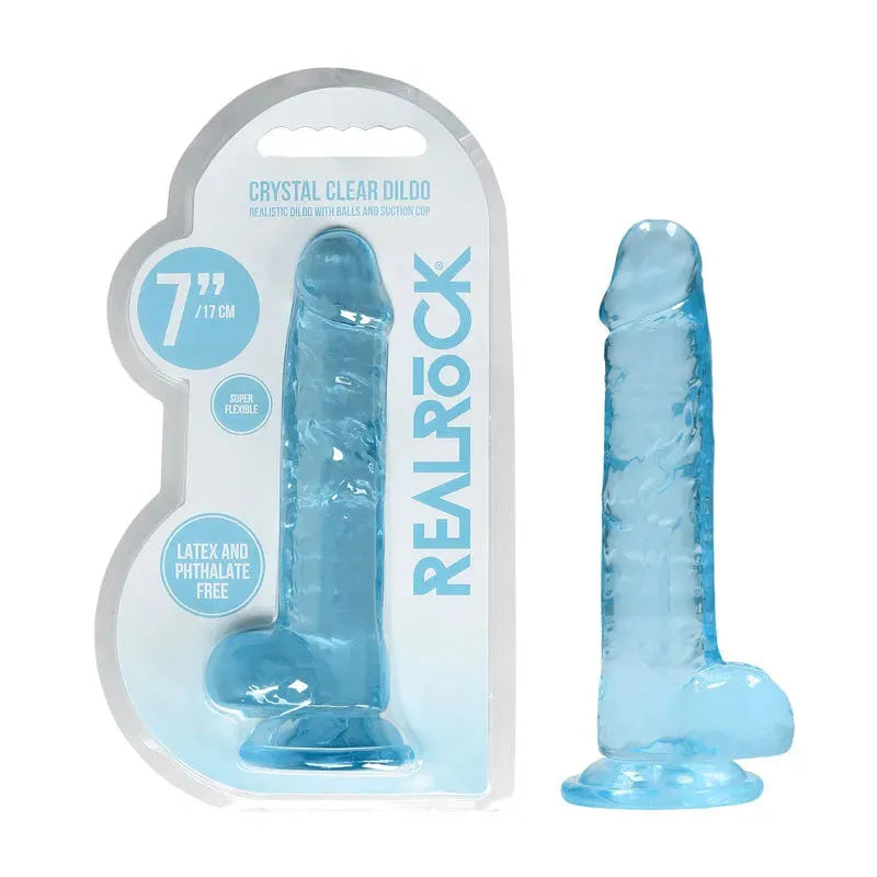REALROCK 7'' Realistic Dildo With Balls - Take A Peek