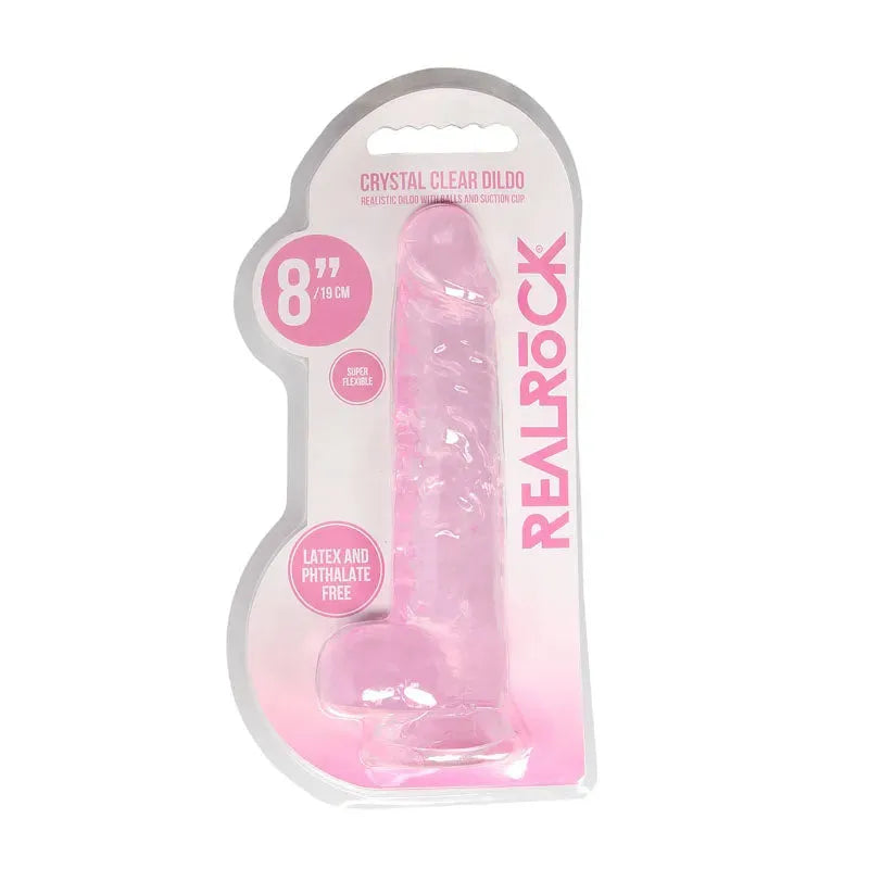 REALROCK 8'' Realistic Dildo With Balls - Take A Peek