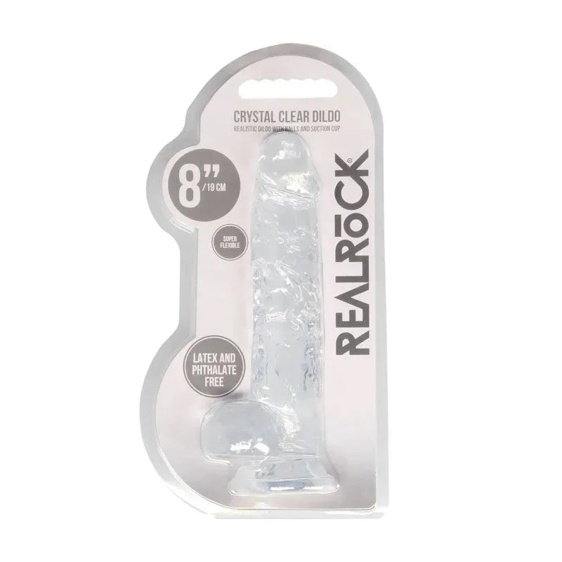 REALROCK 8'' Realistic Dildo With Balls - Take A Peek
