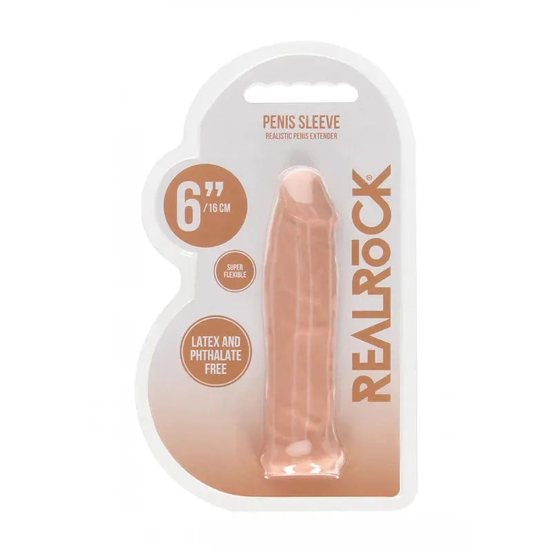 REALROCK 6'' Realistic Penis Sleeve - Take A Peek