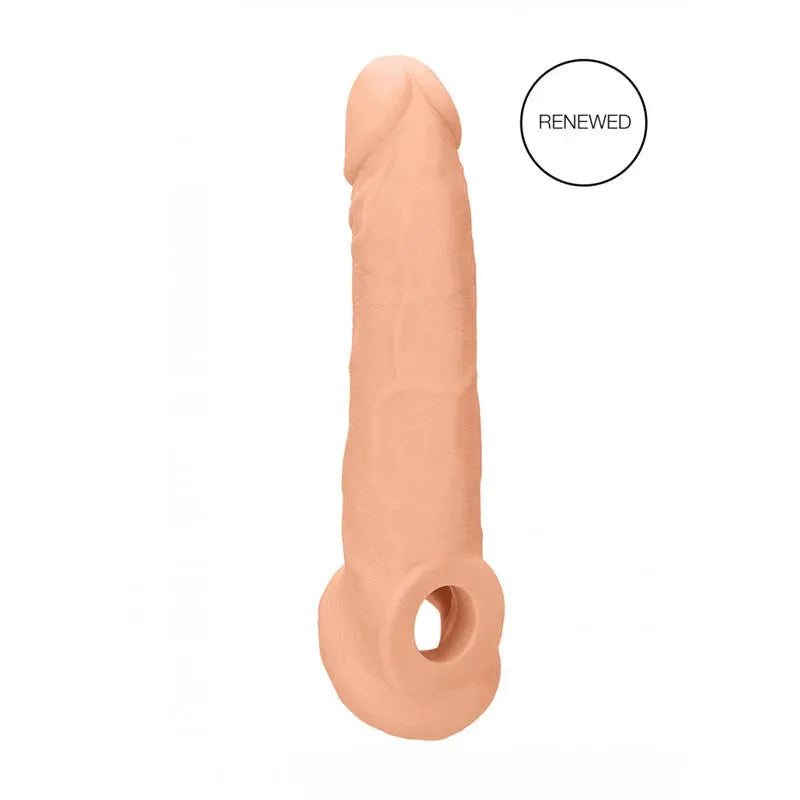 REALROCK 9'' Realistic Penis Extender with Rings - Take A Peek