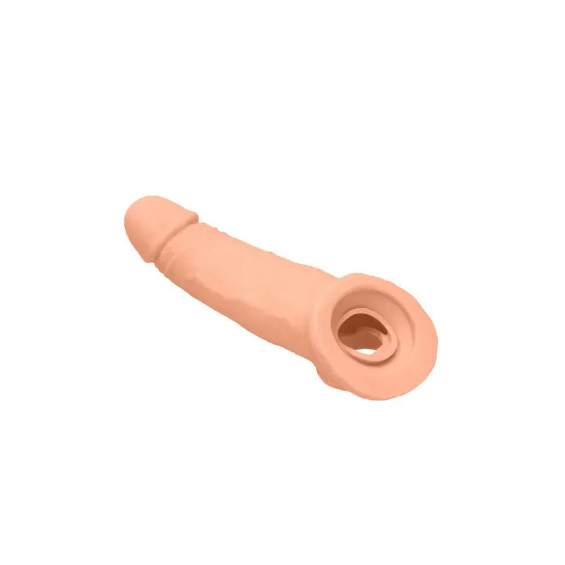 REALROCK 9'' Realistic Penis Extender with Rings - Take A Peek