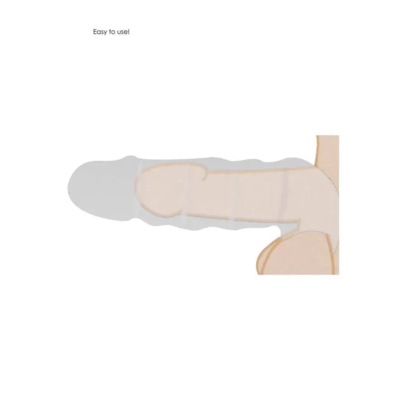 REALROCK 9'' Realistic Penis Extender with Rings - Take A Peek