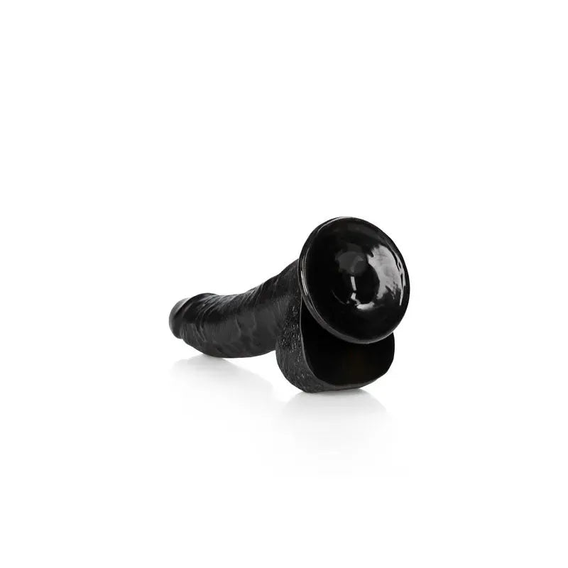 REALROCK Realistic Regular Curved Dong with Balls - 20.5 cm - Take A Peek