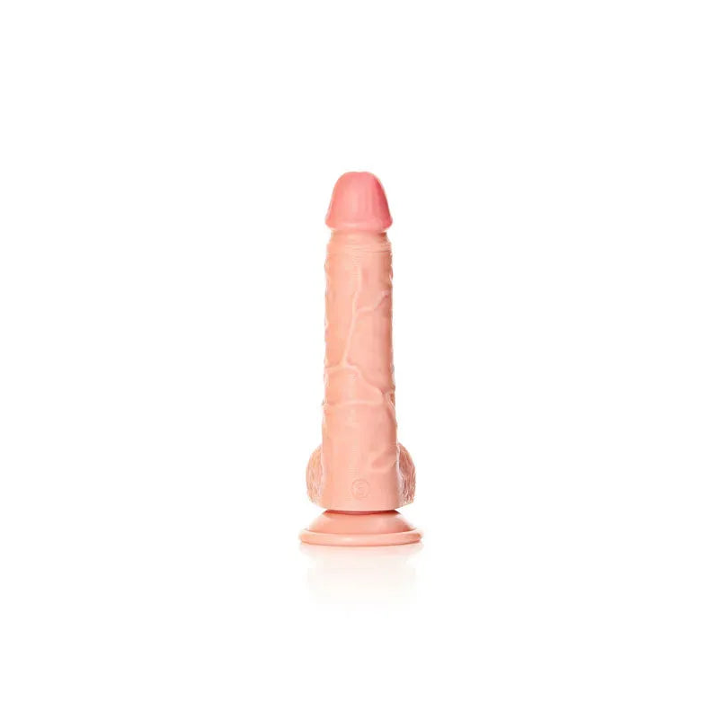 REALROCK Straight Realistic Dildo with Balls - 20.5 cm - Take A Peek