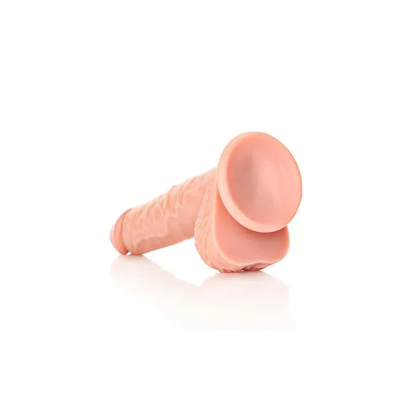 REALROCK Straight Realistic Dildo with Balls - 20.5 cm - Take A Peek