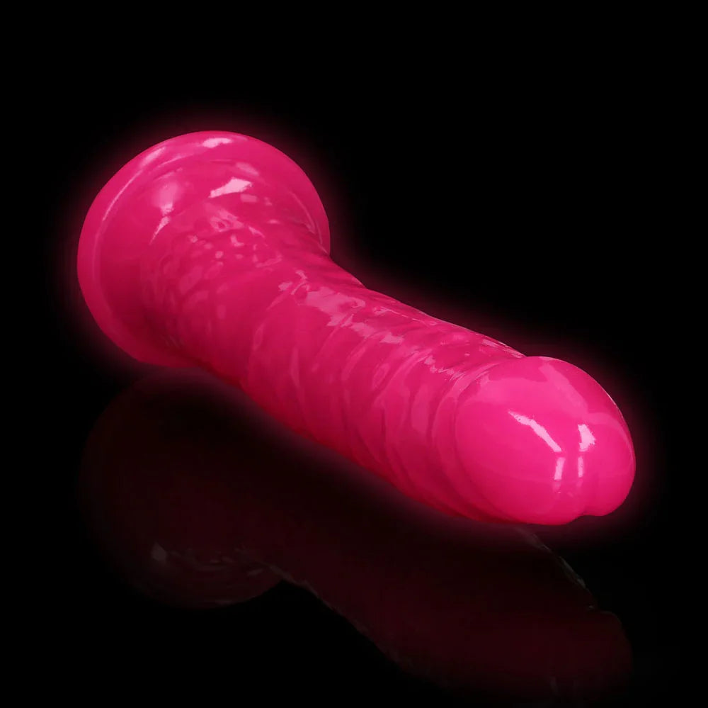 REALROCK 29 cm Slim Glow in the Dark Neon - - Glow in Dark 29 cm (11'') Dong - Take A Peek