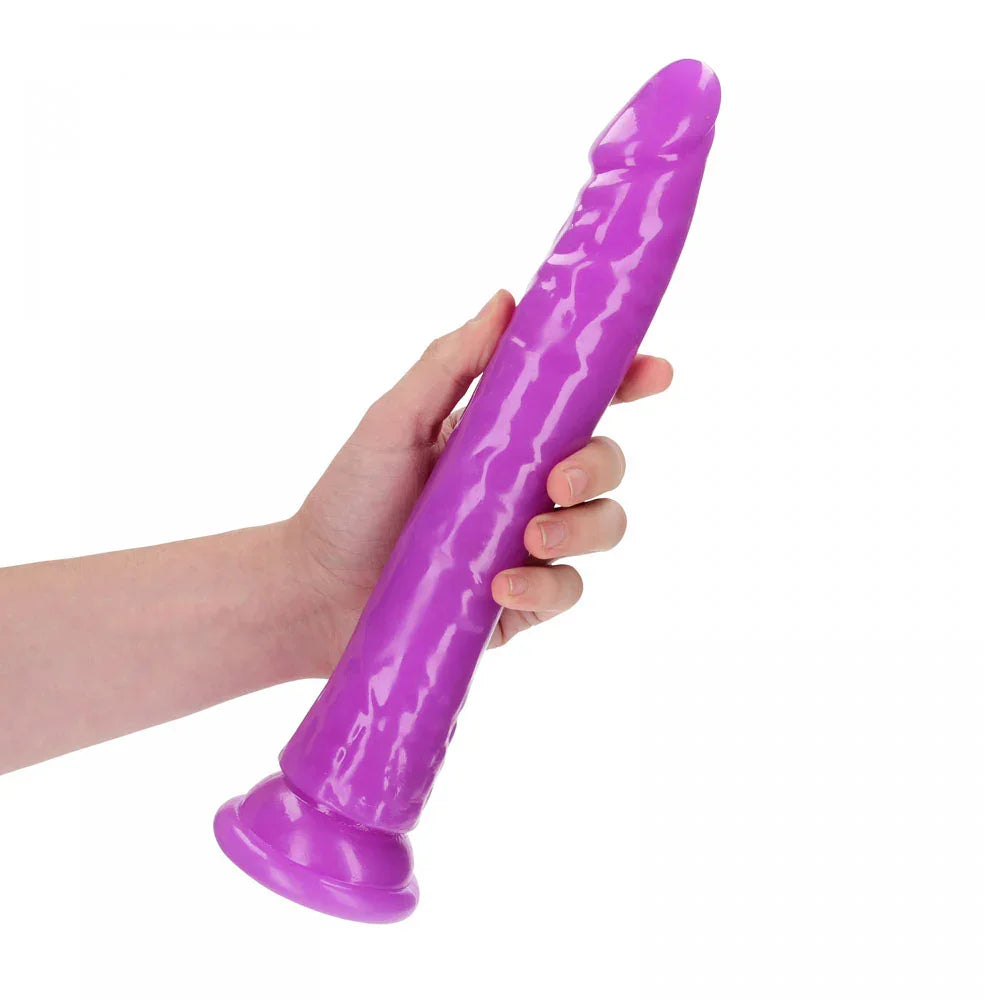 REALROCK 29 cm Slim Glow in the Dark Neon - - Glow in Dark 29 cm (11'') Dong - Take A Peek