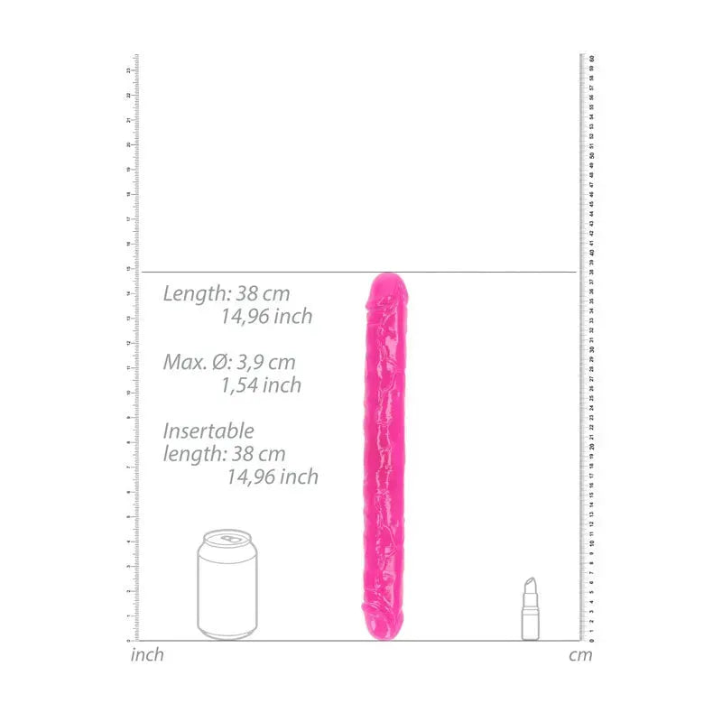 REALROCK 38 cm Double Dong Glow - - Take A Peek