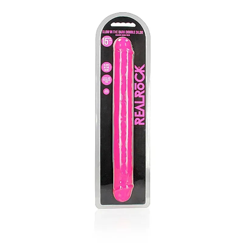 REALROCK 38 cm Double Dong Glow - - Take A Peek
