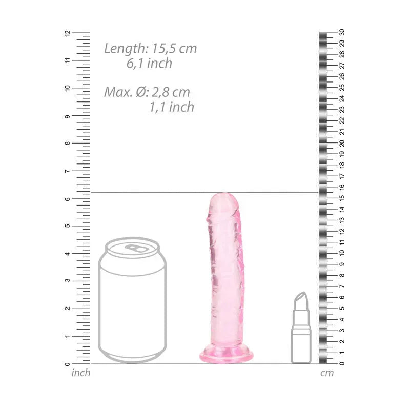 REALROCK 15.5 cm Straight Dildo - - Take A Peek