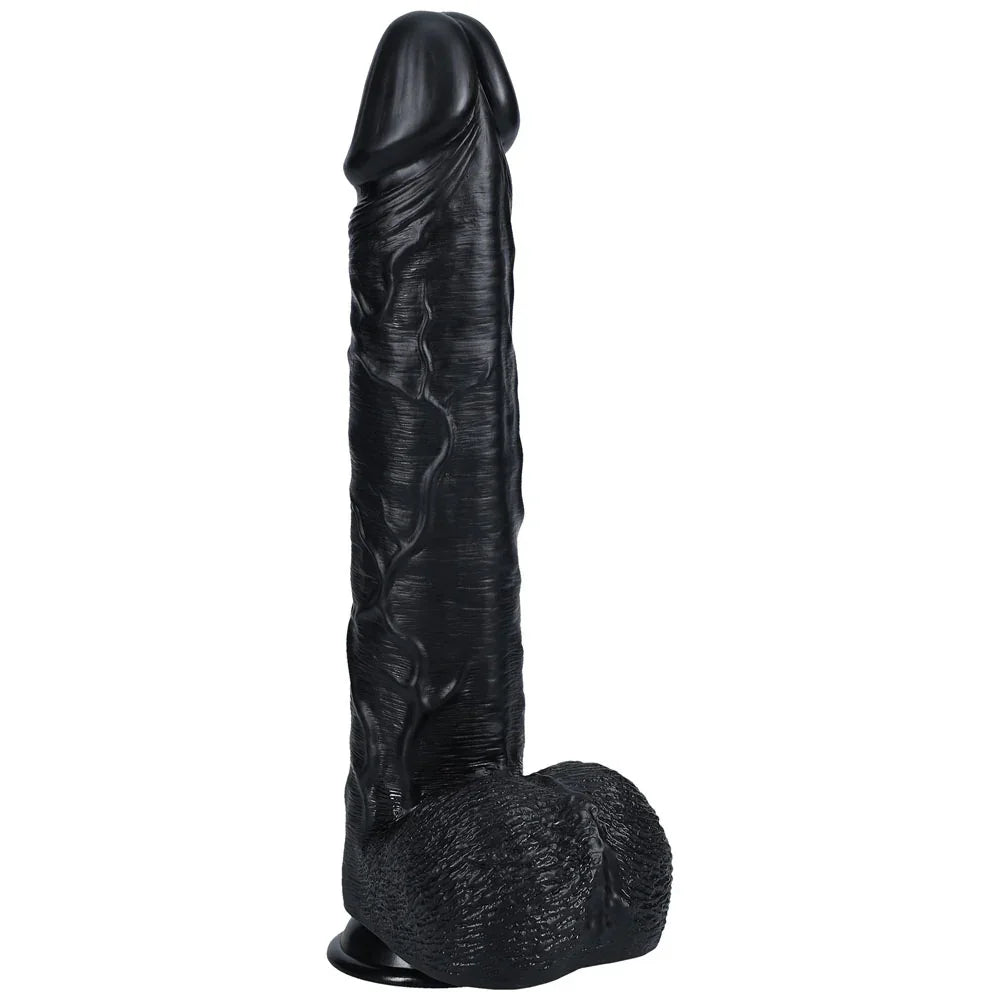 REALROCK 38cm Extra Long Dildo with Balls - - 38 cm (15'') Extra Long Dong - Take A Peek