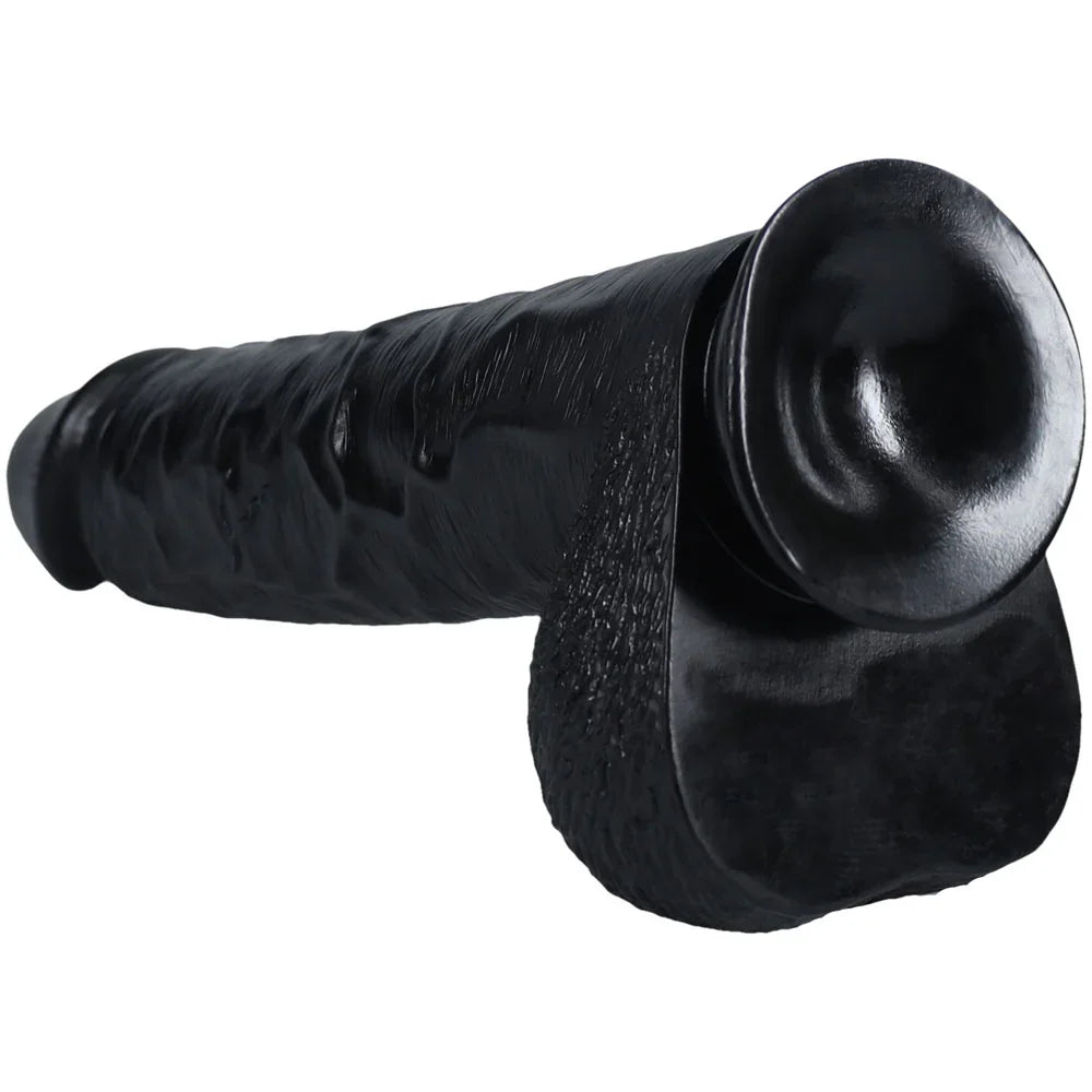 REALROCK 38cm Extra Long Dildo with Balls - - 38 cm (15'') Extra Long Dong - Take A Peek