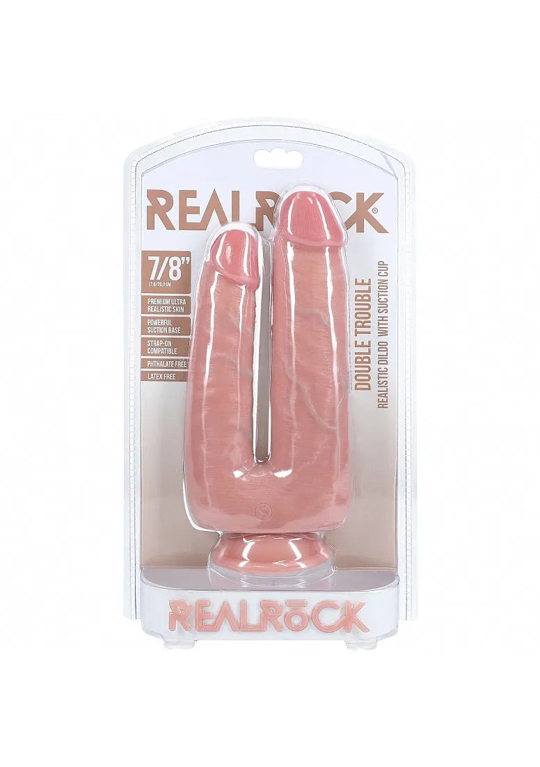 RealRock- Double Trouble 7"/8" Inches - Take A Peek