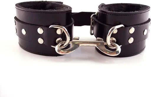Rouge Black Fur Wrist Cuffs - Take A Peek