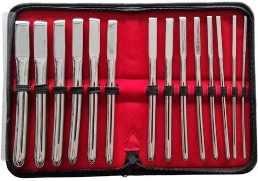 Stainless Steel Hegar Uterine Dilator 14 Piece Set - Take A Peek