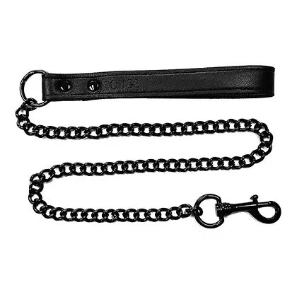 Rouge Leather Leash Black - Take A Peek