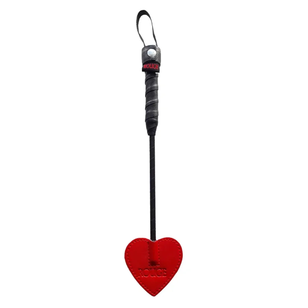 MINI LEATHER SPADE PADDLE RED - Take A Peek