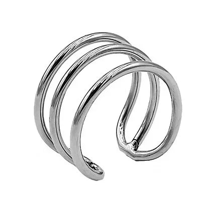 Rouge Stainless Steel Triple Wire Glans Ring (32MM) - Take A Peek