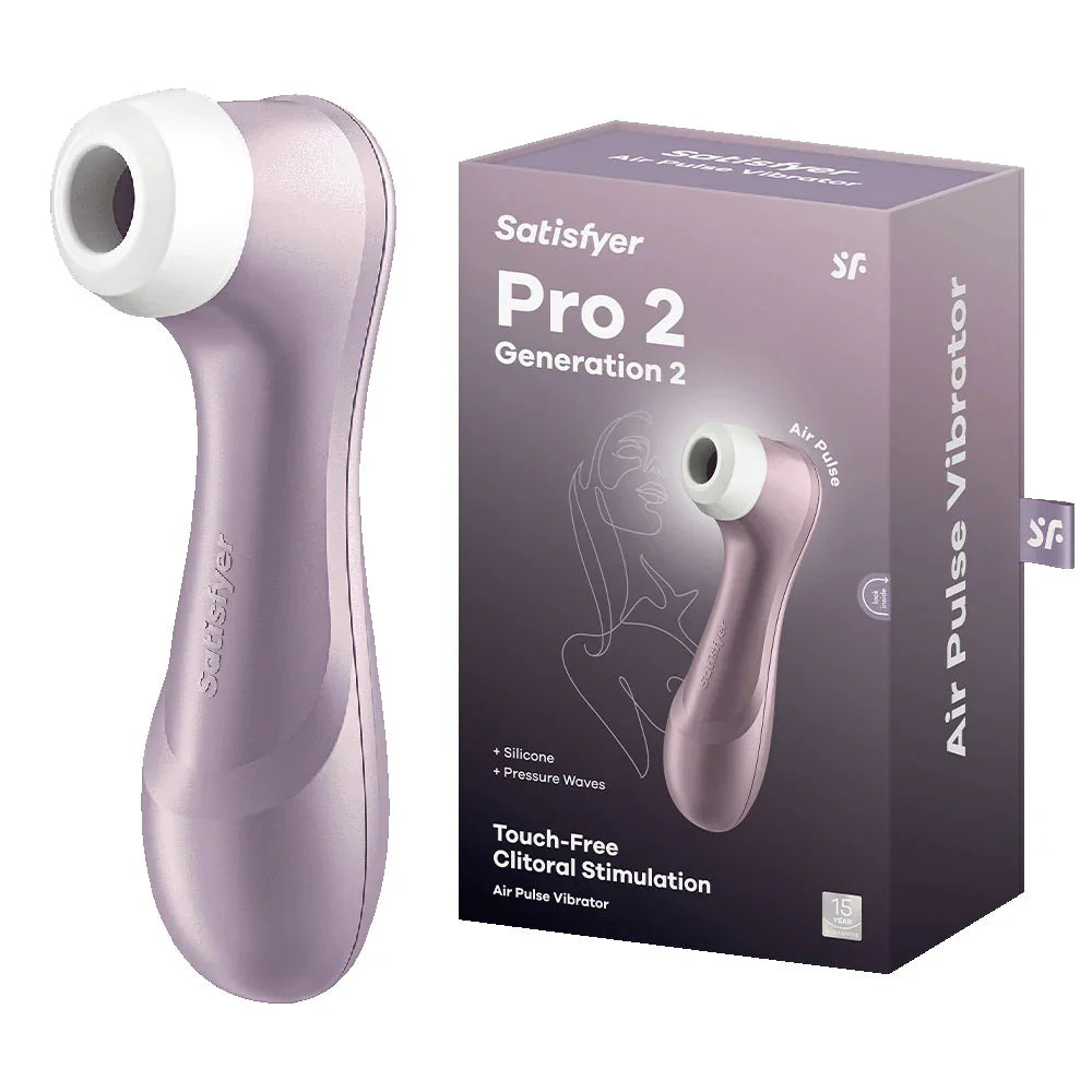 Satisfyer Pro 2 - Purple - Touch-Free USB-C Rechargeable Clitoral Stimulator