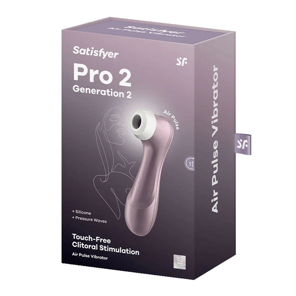Satisfyer Pro 2 - Purple - Touch-Free USB-C Rechargeable Clitoral Stimulator