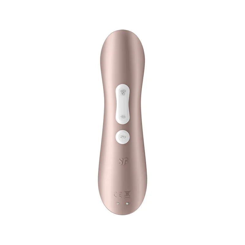 Satisfyer Pro 2+ Rose Gold - Rose Gold Touch-Free USB-C Rechargeable Clitoral Stimulator with Vibration