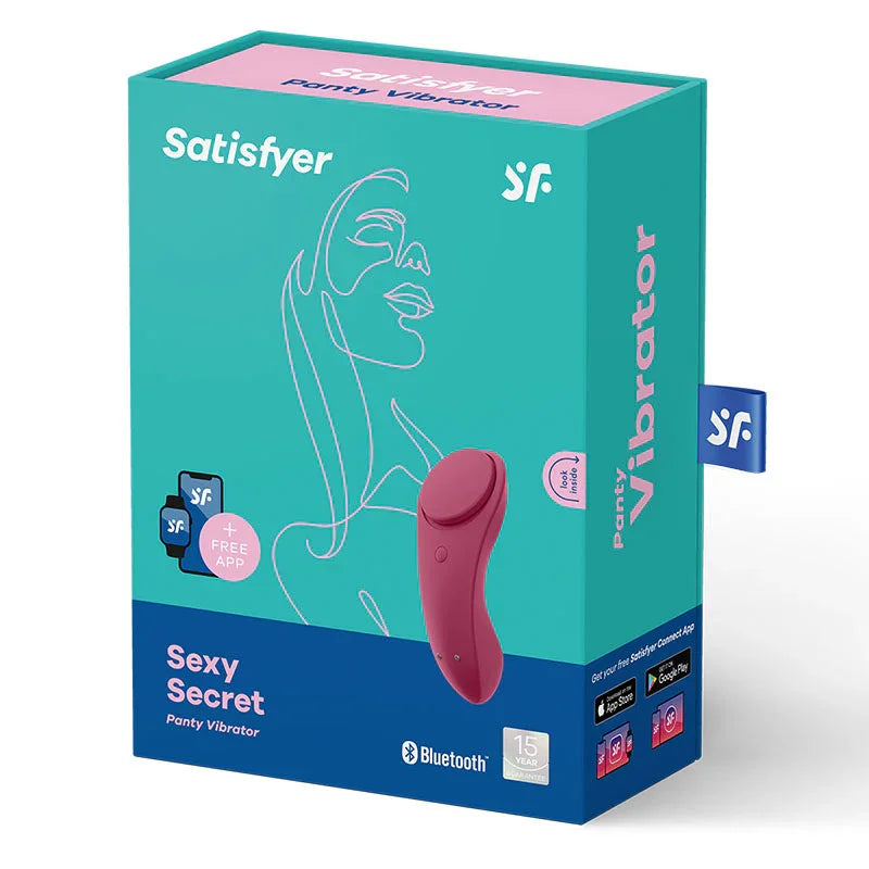 Satisfyer Sexy Secret - App Contolled USB-Rechargeable Panty Vibrator - Take A Peek