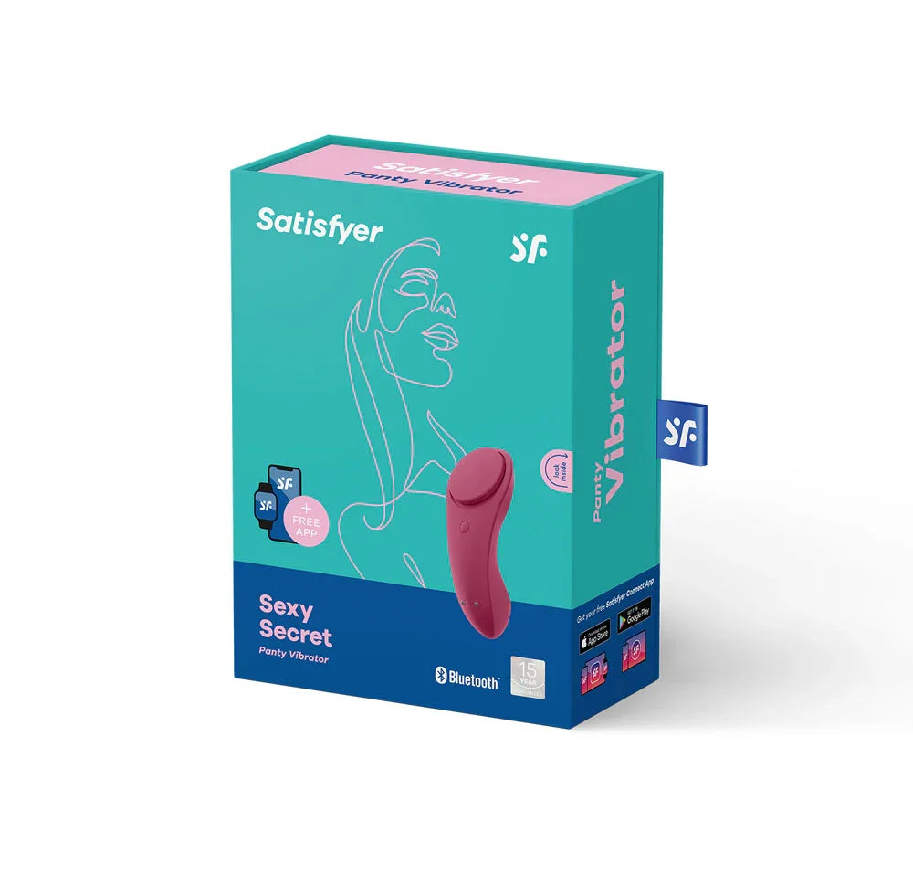 Satisfyer Sexy Secret - App Contolled USB-Rechargeable Panty Vibrator - Take A Peek