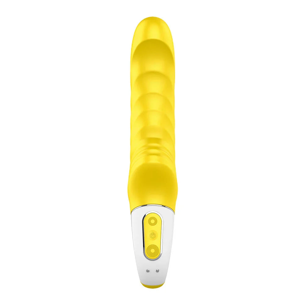 Satisfyer Vibes - Yummy Sunshine - USB Rechargeable Vibrator - Take A Peek