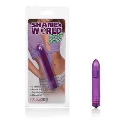 Shane's World Sparkle Bullet 4" Purple - Take A Peek