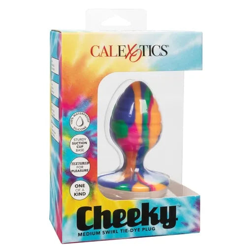 Cheeky Medium Swirl Tie-Dye Plug - Take A Peek