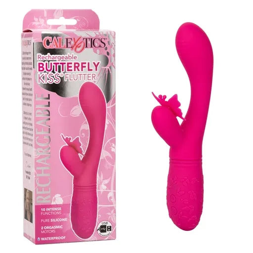 Rechargeable Butterfly Kiss Flutter - Pink - Take A Peek