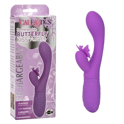 Rechargeable Butterfly Kiss Flutter - Purple - Take A Peek